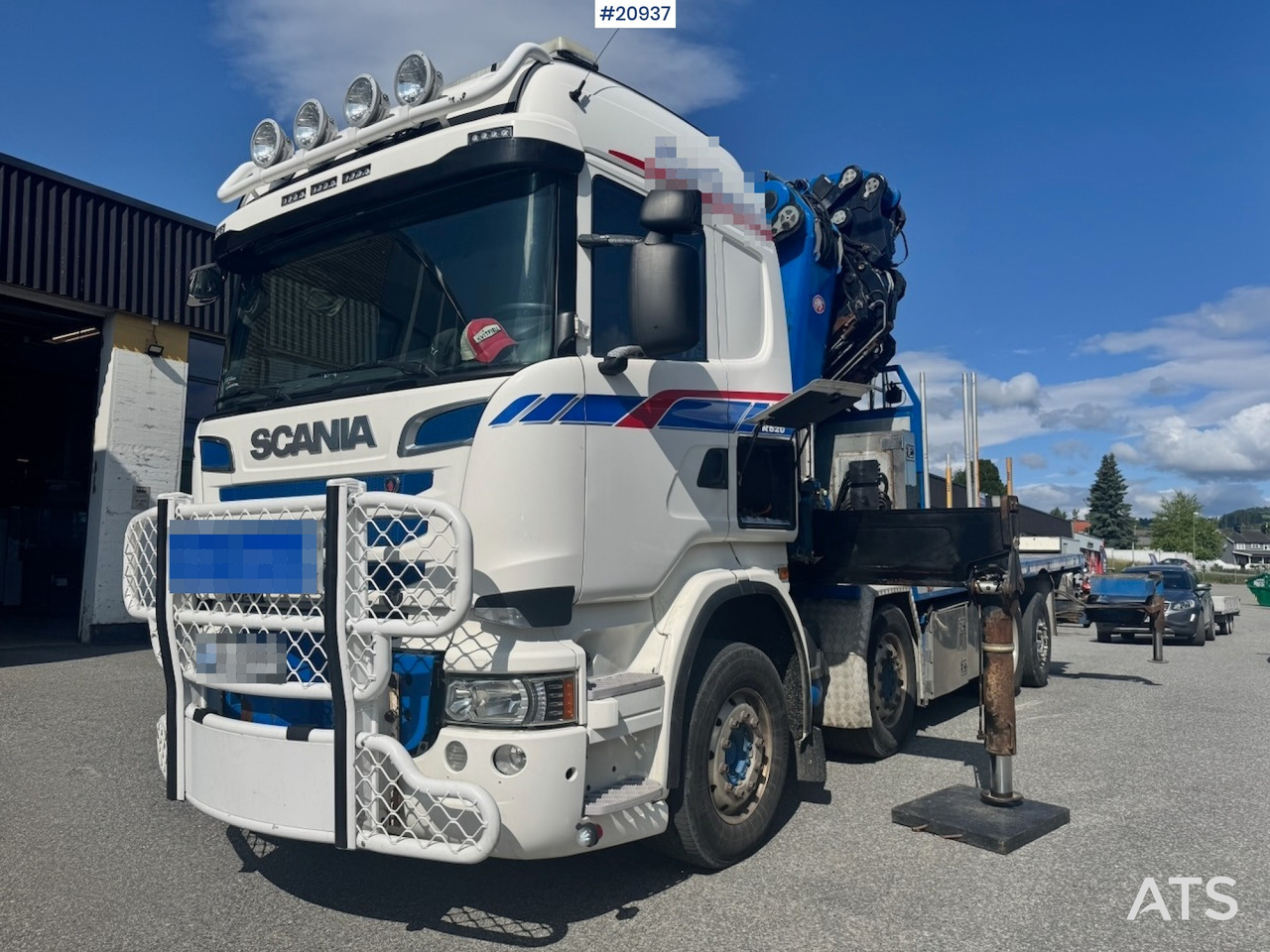 Scania R620 - Vrachtwagen met open laadbak, Kraanwagen: afbeelding 3 Scania R620 - Vrachtwagen met open laadbak, Kraanwagen: afbeelding 3