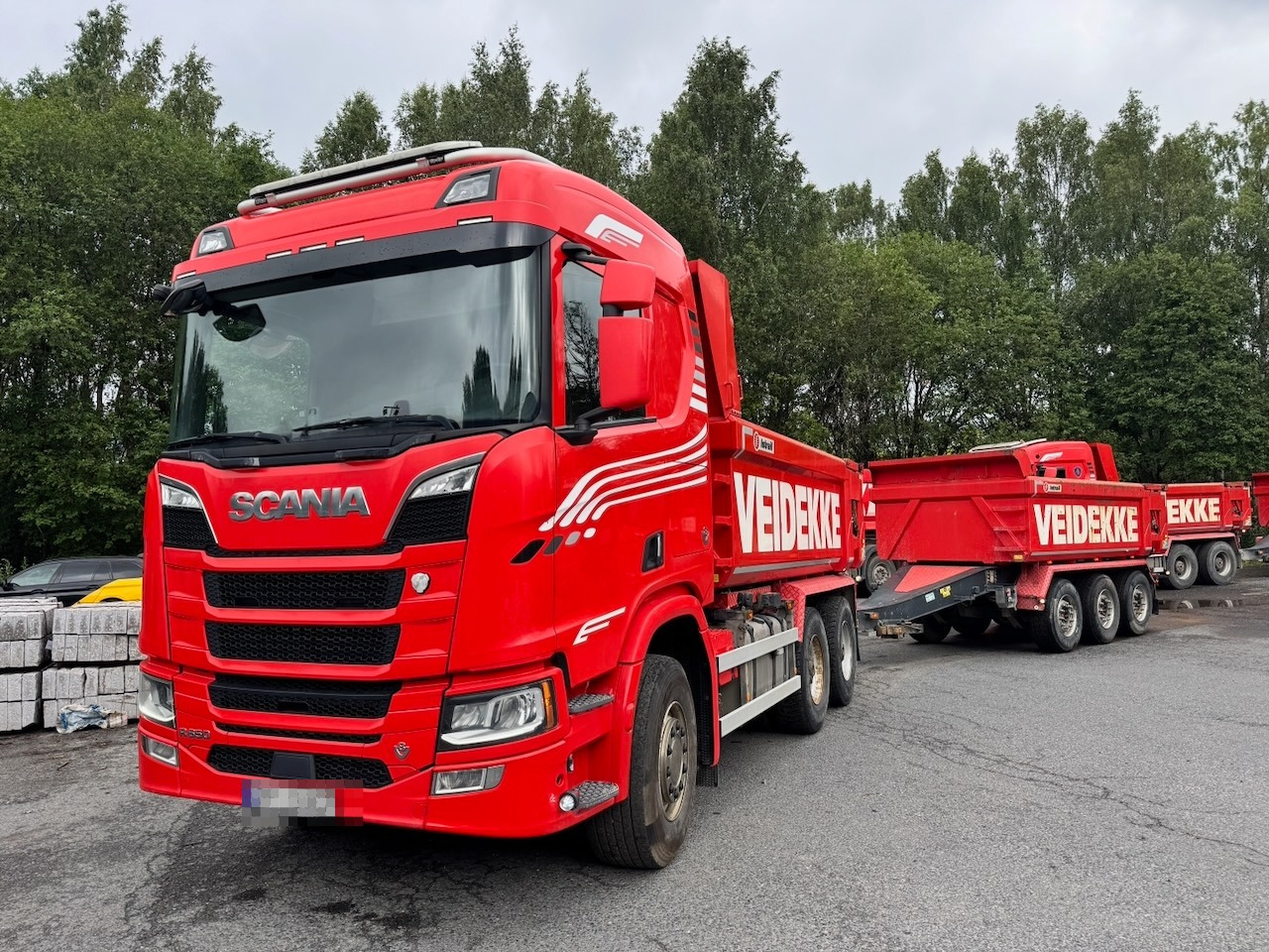 Scania R650 - Kipper vrachtwagen: afbeelding 1 Scania R650 - Kipper vrachtwagen: afbeelding 1