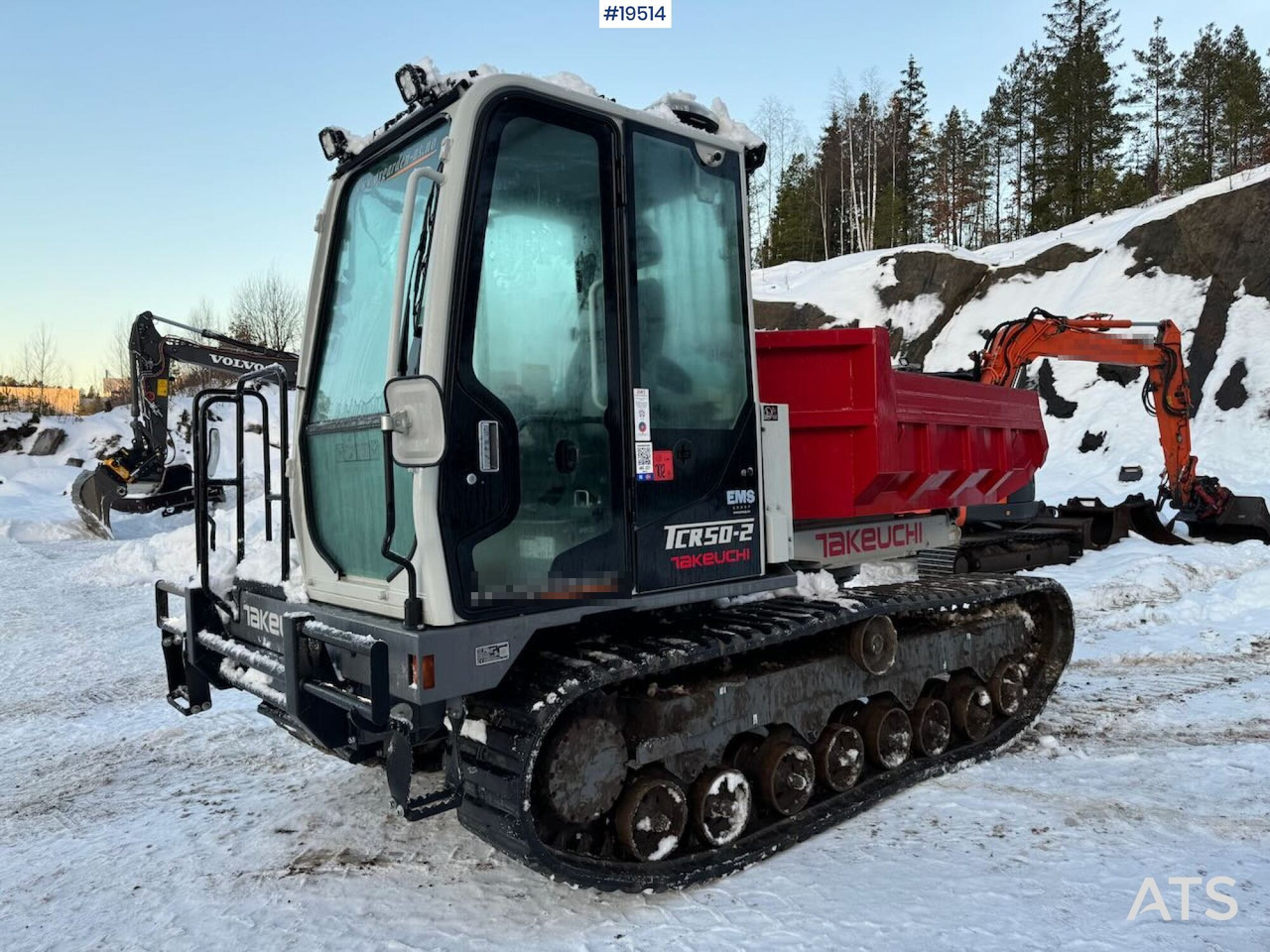 Takeuchi TCR50-2 - Kiepwagen: afbeelding 2 Takeuchi TCR50-2 - Kiepwagen: afbeelding 2