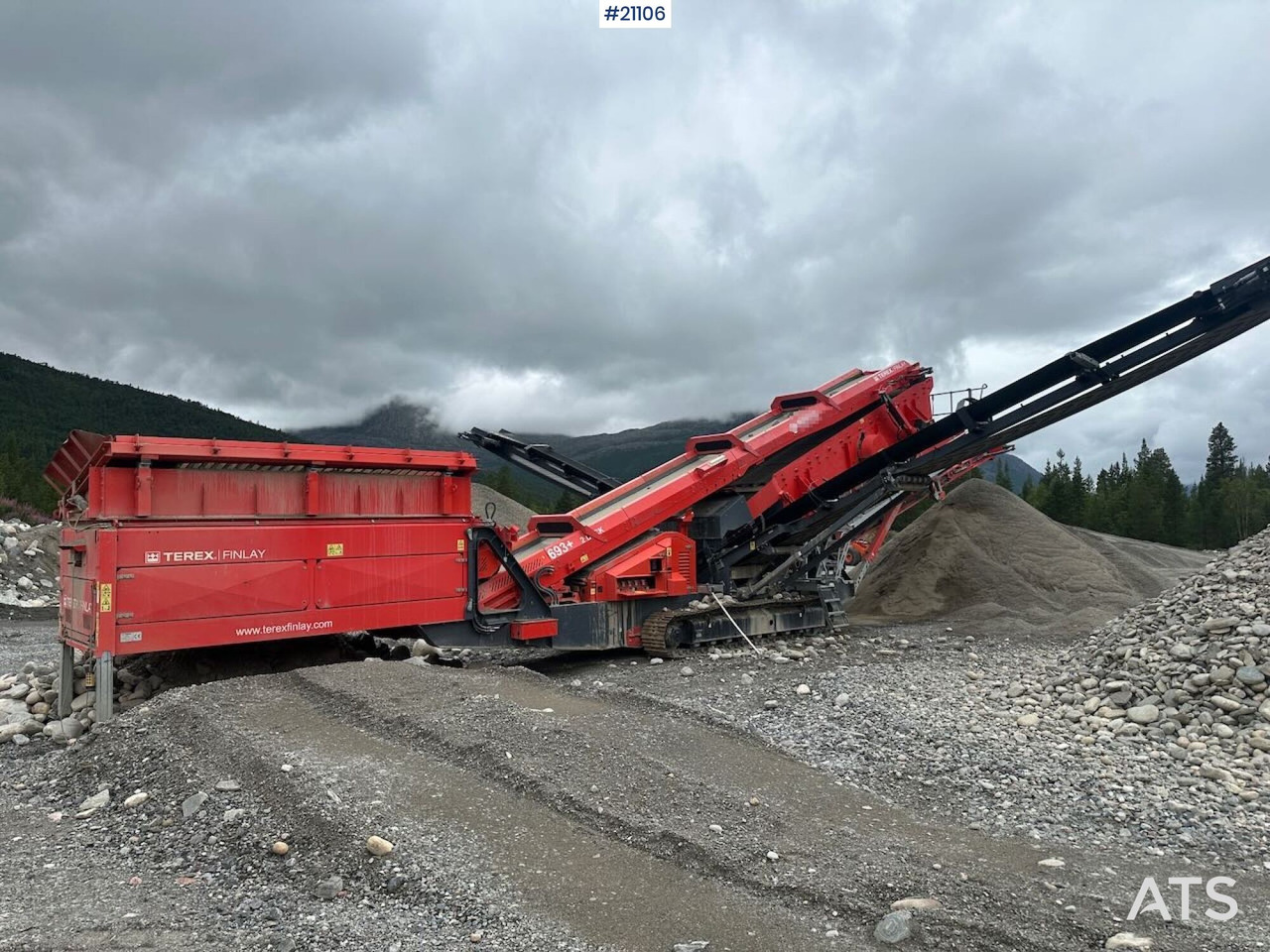Terex Finlay 693+ sikteverk. - Zeefinstallatie: afbeelding 1 Terex Finlay 693+ sikteverk. - Zeefinstallatie: afbeelding 1