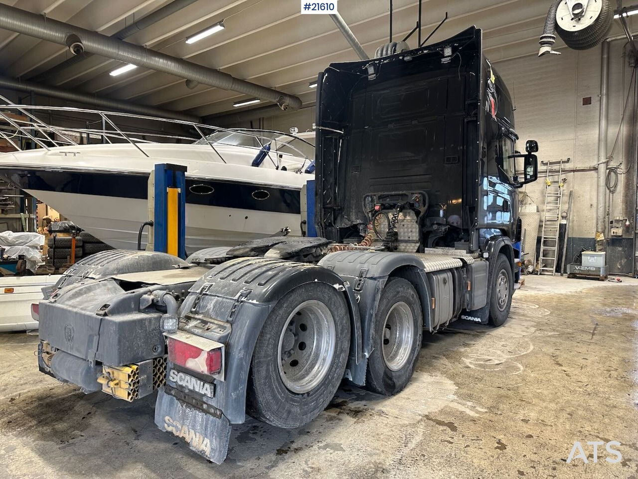 Scania R620 6x2 trekkvogn m/ tipphydraulikk og opplegg for asfaltpåbygg. Clutch byttet i juni. SE VIDEO. - Trekker: afbeelding 4 Scania R620 6x2 trekkvogn m/ tipphydraulikk og opplegg for asfaltpåbygg. Clutch byttet i juni. SE VIDEO. - Trekker: afbeelding 4