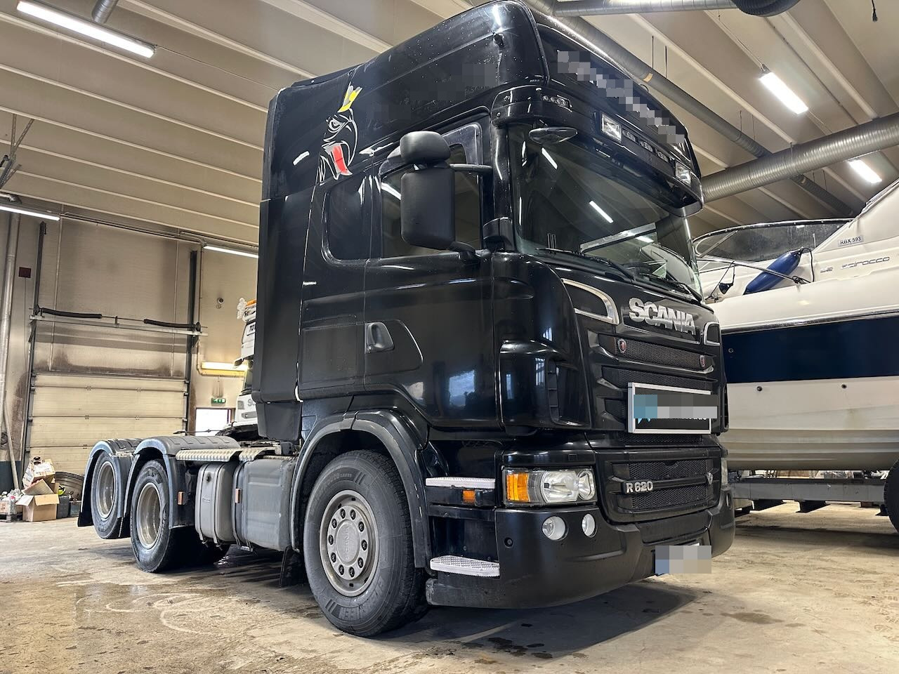 Scania R620 6x2 trekkvogn m/ tipphydraulikk og opplegg for asfaltpåbygg. Clutch byttet i juni. SE VIDEO. - Trekker: afbeelding 1 Scania R620 6x2 trekkvogn m/ tipphydraulikk og opplegg for asfaltpåbygg. Clutch byttet i juni. SE VIDEO. - Trekker: afbeelding 1