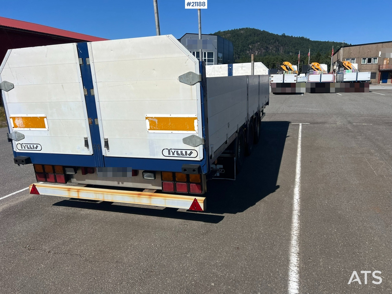Open/ Plateau aanhangwagen Tyllis 3 akslet: afbeelding 18