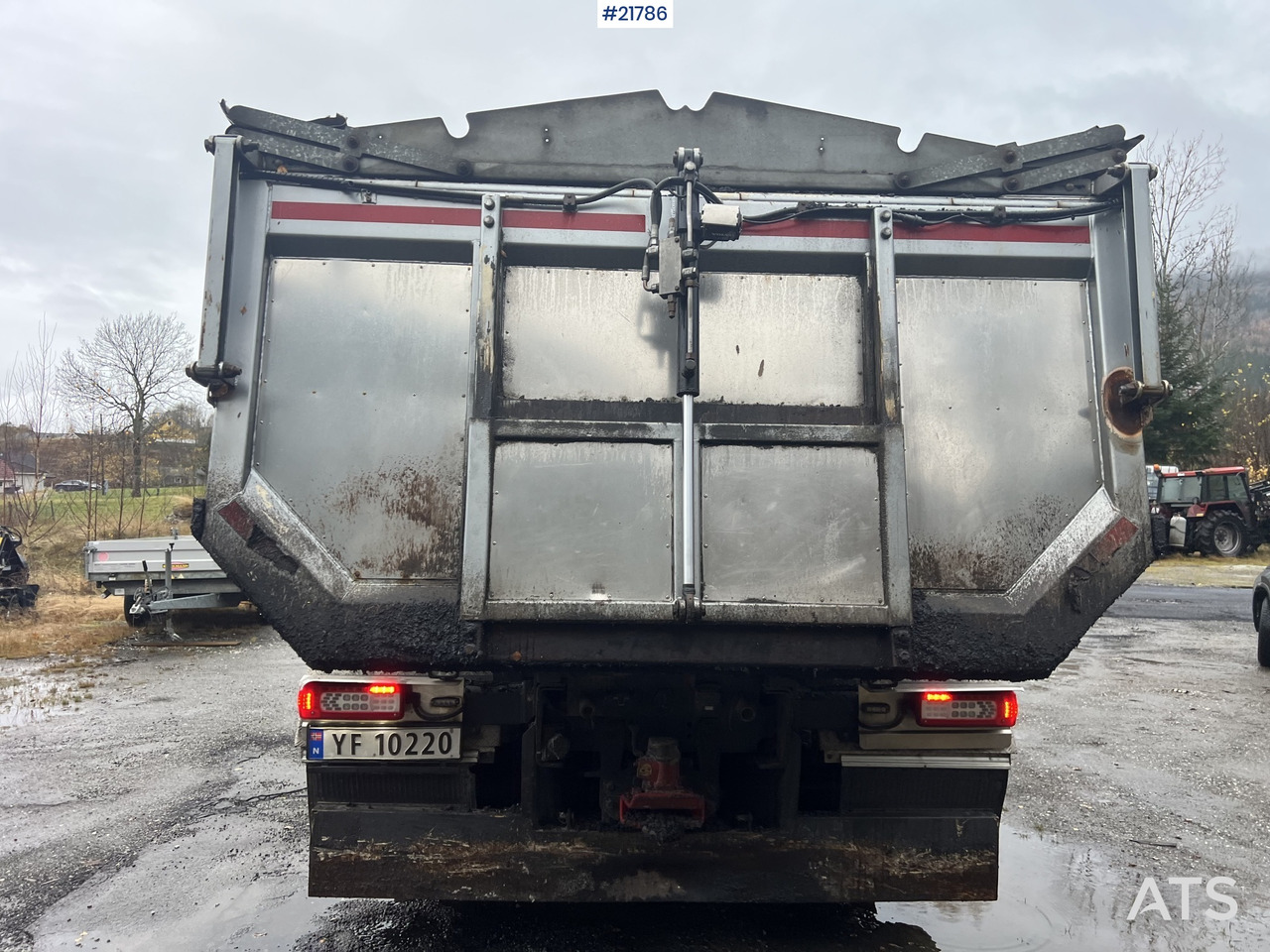 Kipper vrachtwagen Volvo FH540 8x4 asfaltbil m/ mtdk k218 2 akslet asfalthenger: afbeelding 20