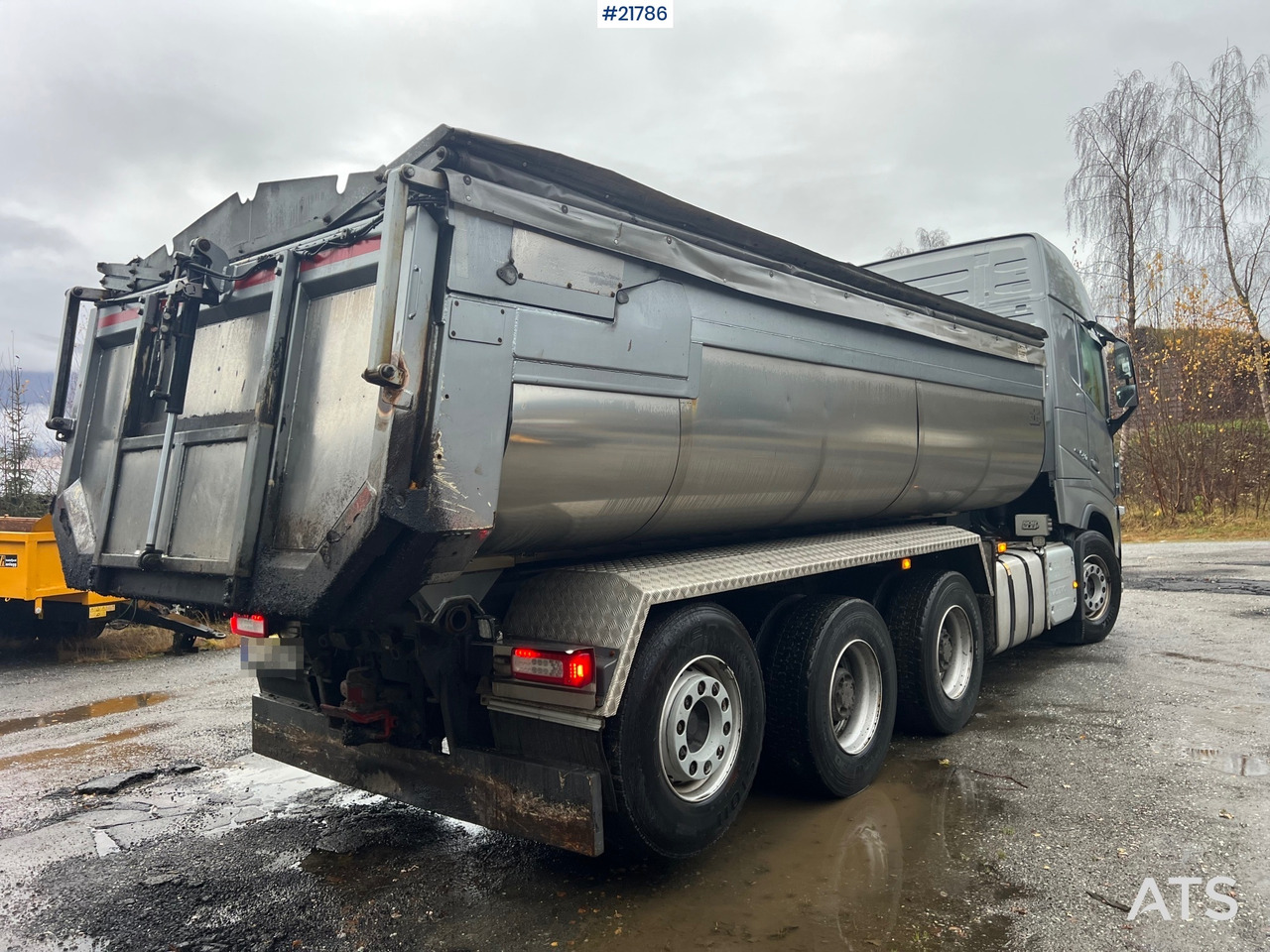 Kipper vrachtwagen Volvo FH540 8x4 asfaltbil m/ mtdk k218 2 akslet asfalthenger: afbeelding 19