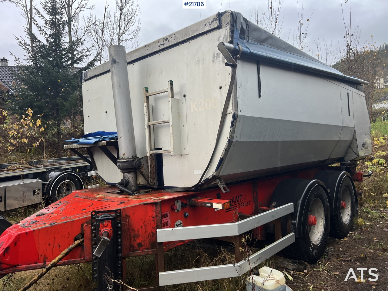 Kipper vrachtwagen Volvo FH540 8x4 asfaltbil m/ mtdk k218 2 akslet asfalthenger: afbeelding 42