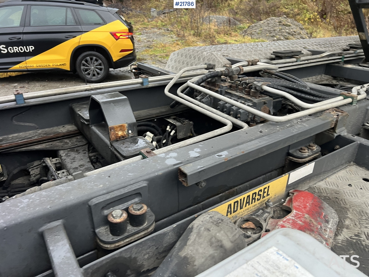 Kipper vrachtwagen Volvo FH540 8x4 asfaltbil m/ mtdk k218 2 akslet asfalthenger: afbeelding 16