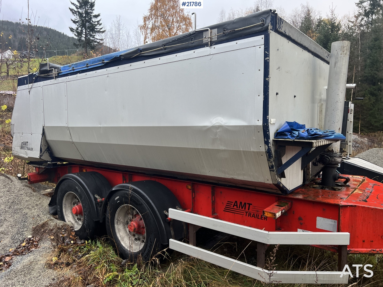 Kipper vrachtwagen Volvo FH540 8x4 asfaltbil m/ mtdk k218 2 akslet asfalthenger: afbeelding 46