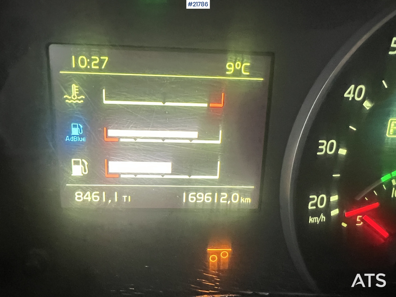 Kipper vrachtwagen Volvo FH540 8x4 asfaltbil m/ mtdk k218 2 akslet asfalthenger: afbeelding 31