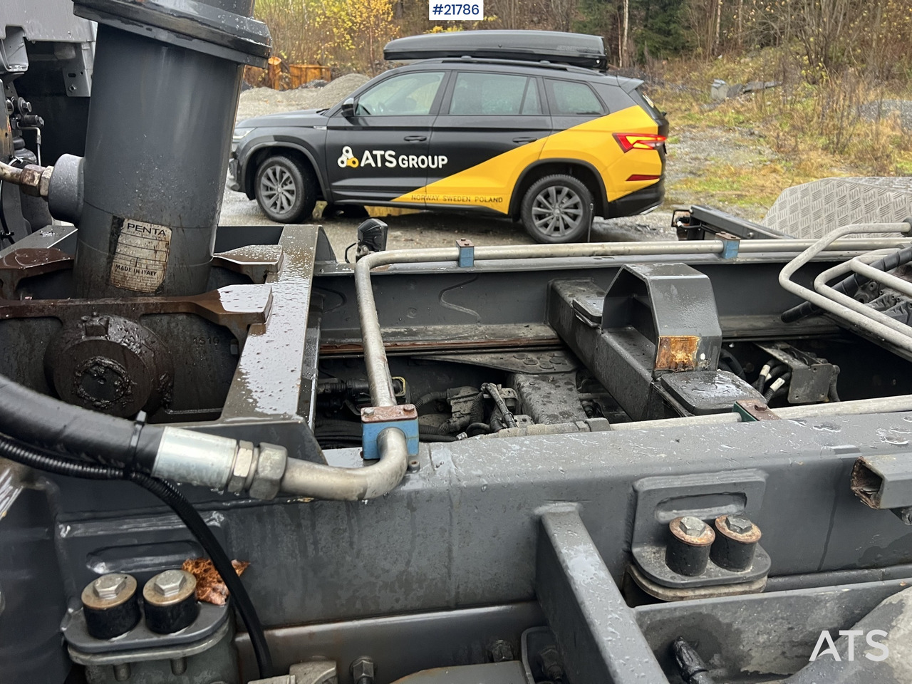 Kipper vrachtwagen Volvo FH540 8x4 asfaltbil m/ mtdk k218 2 akslet asfalthenger: afbeelding 15