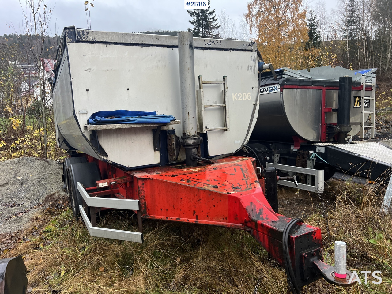 Kipper vrachtwagen Volvo FH540 8x4 asfaltbil m/ mtdk k218 2 akslet asfalthenger: afbeelding 45