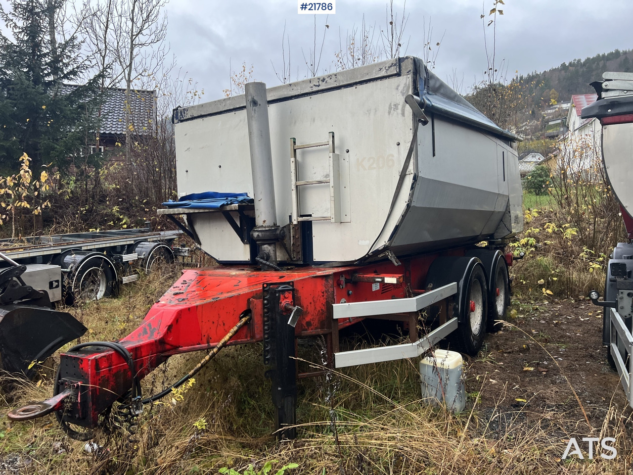 Kipper vrachtwagen Volvo FH540 8x4 asfaltbil m/ mtdk k218 2 akslet asfalthenger: afbeelding 43