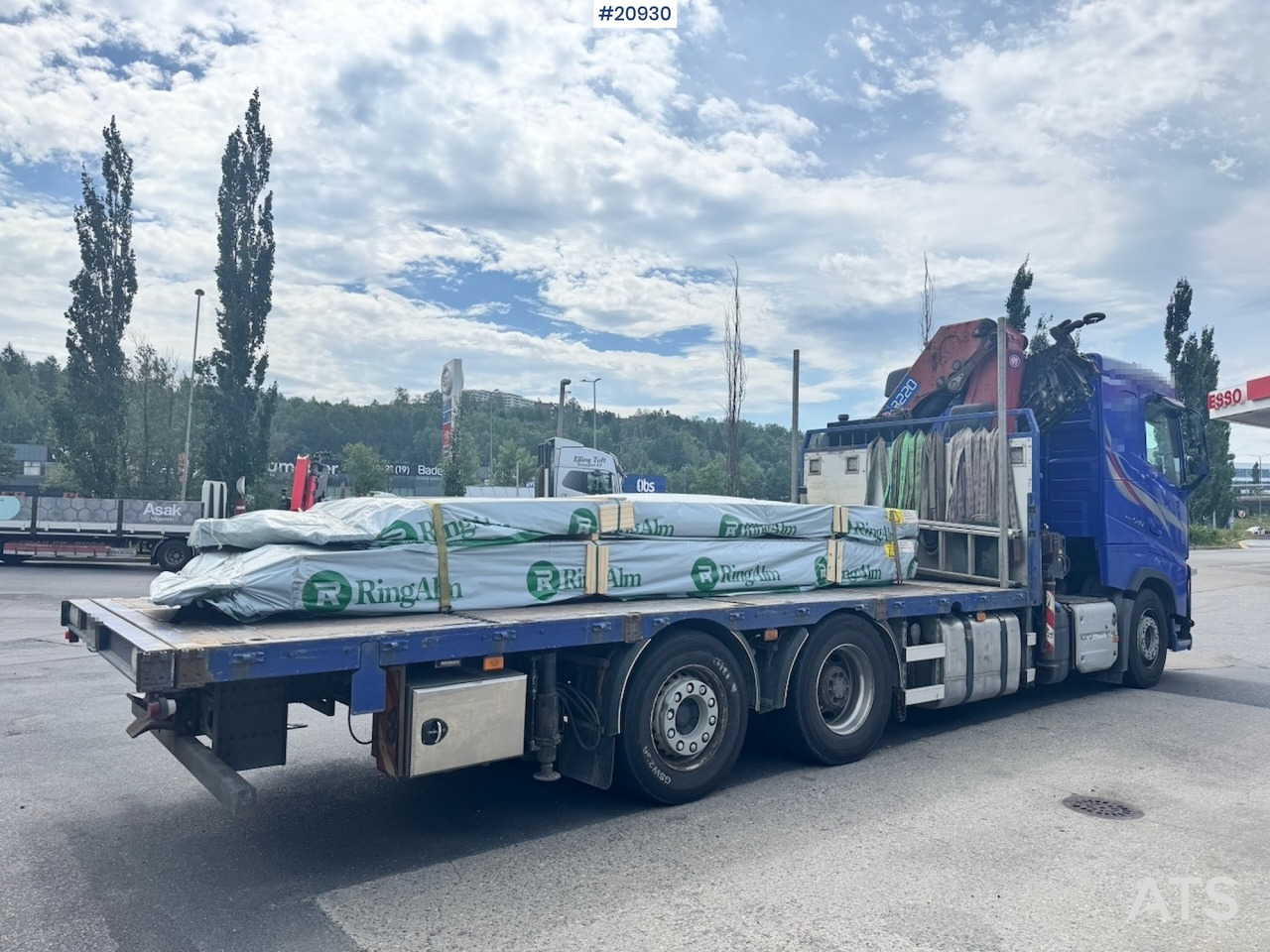 Volvo FH540 - Vrachtwagen met open laadbak, Kraanwagen: afbeelding 3 Volvo FH540 - Vrachtwagen met open laadbak, Kraanwagen: afbeelding 3