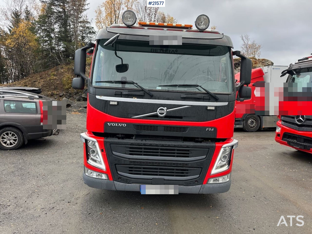 Volvo FM 410 liftdumper 6x2 m/ Laxo påbygg, utskyt og rotator. - Portaalarmsysteem vrachtwagen: afbeelding 4 Volvo FM 410 liftdumper 6x2 m/ Laxo påbygg, utskyt og rotator. - Portaalarmsysteem vrachtwagen: afbeelding 4