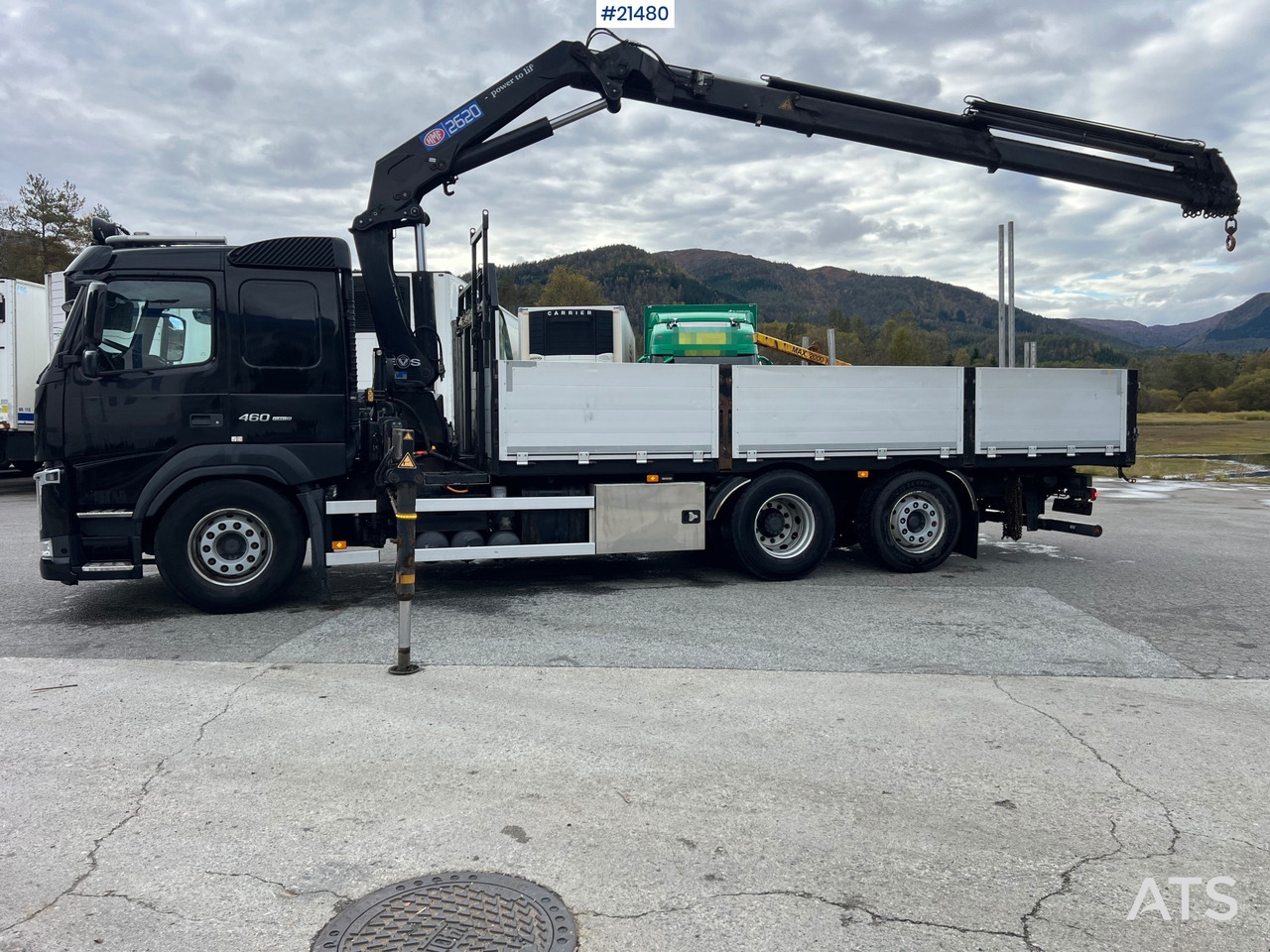 Volvo FM460 6x2 Kranbil m/ 2018 26t/m HMF kran - Kraanwagen: afbeelding 2 Volvo FM460 6x2 Kranbil m/ 2018 26t/m HMF kran - Kraanwagen: afbeelding 2
