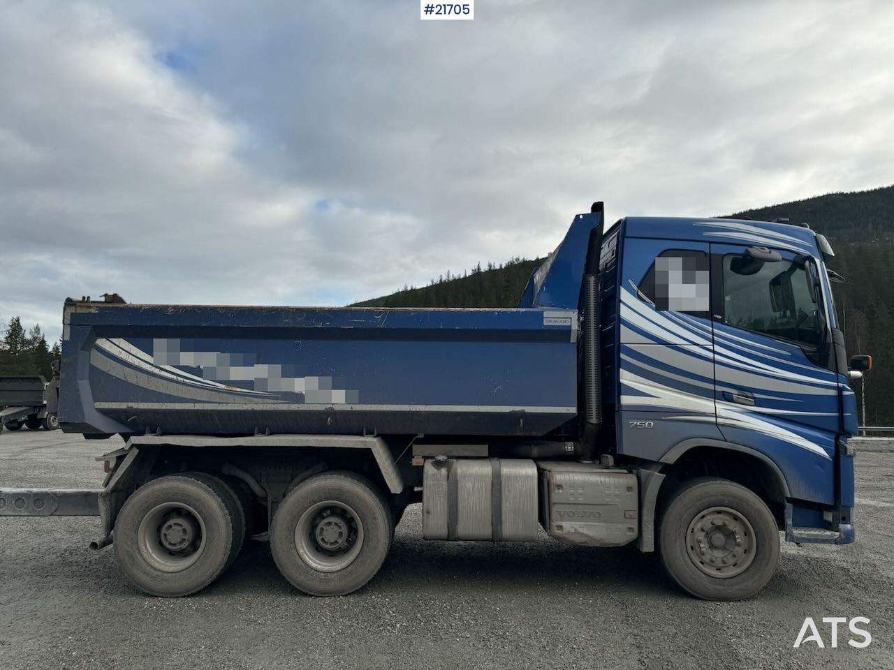 Kipper vrachtwagen Volvo Fh16 6x4 Brøyterigget Tippbil SE VIDEO: afbeelding 7