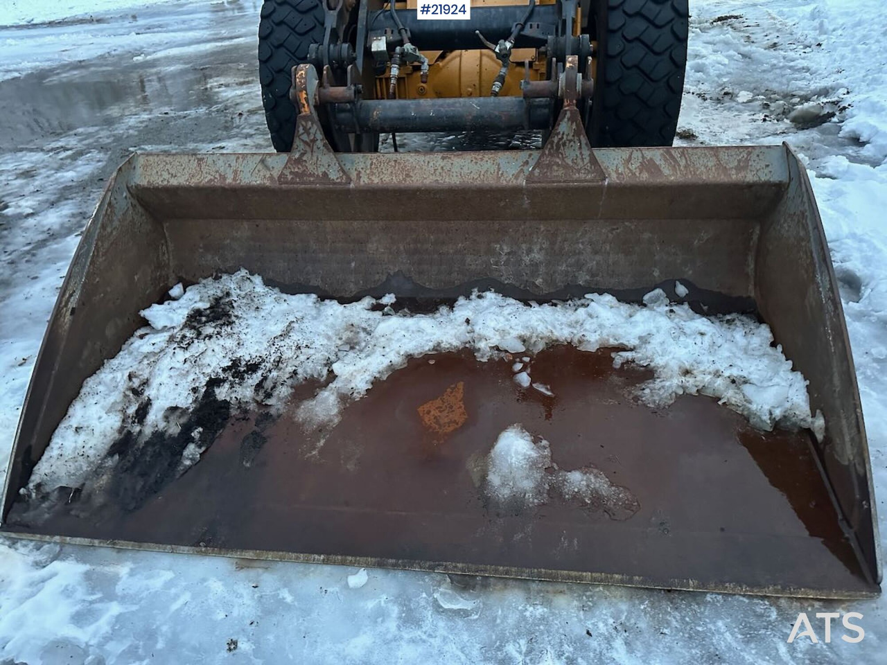 Wiellader Volvo L70 hjullaster med klappvinge, pallegafler og planeringsskuffe: afbeelding 8