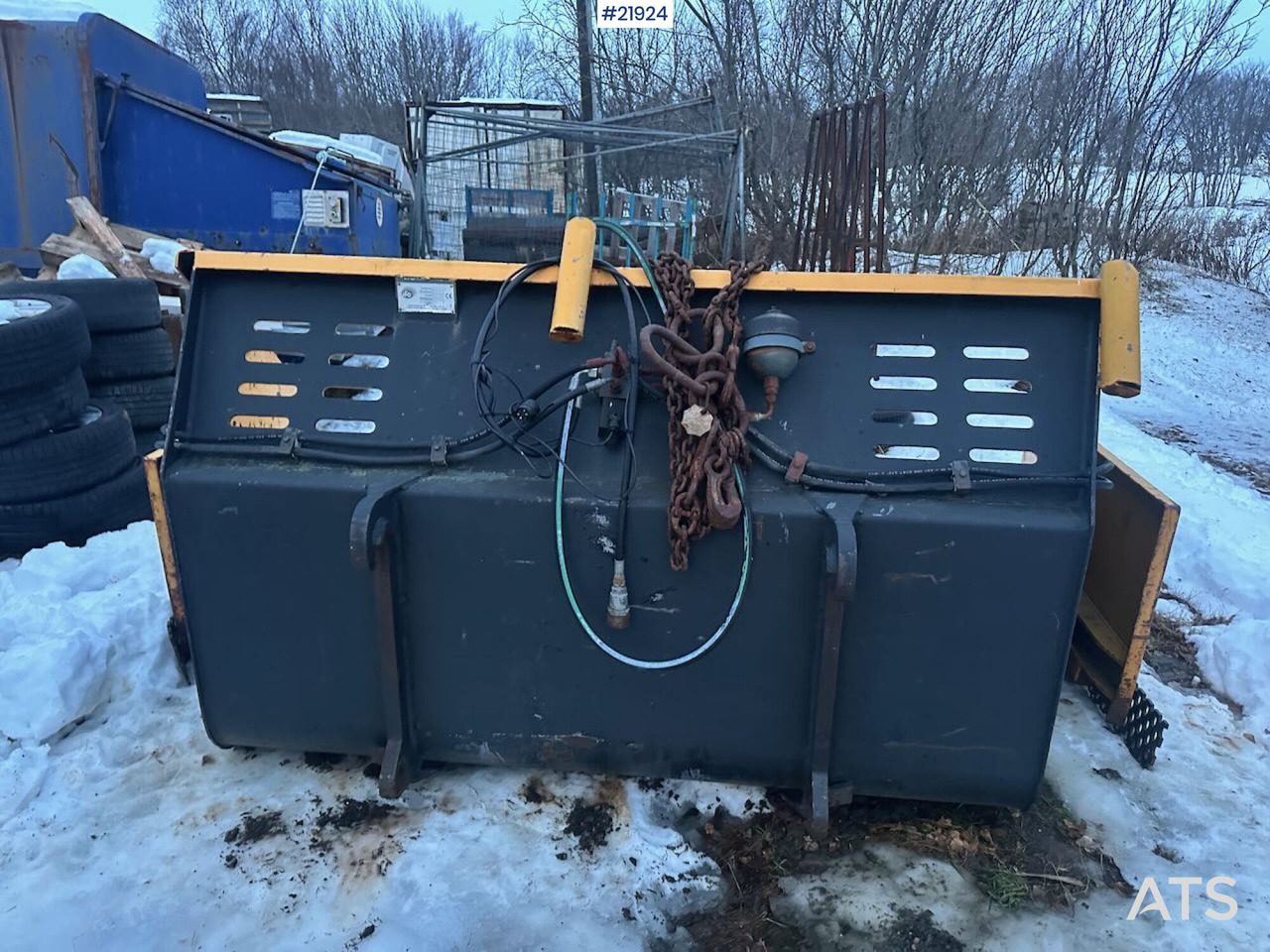 Wiellader Volvo L70 hjullaster med klappvinge, pallegafler og planeringsskuffe: afbeelding 35