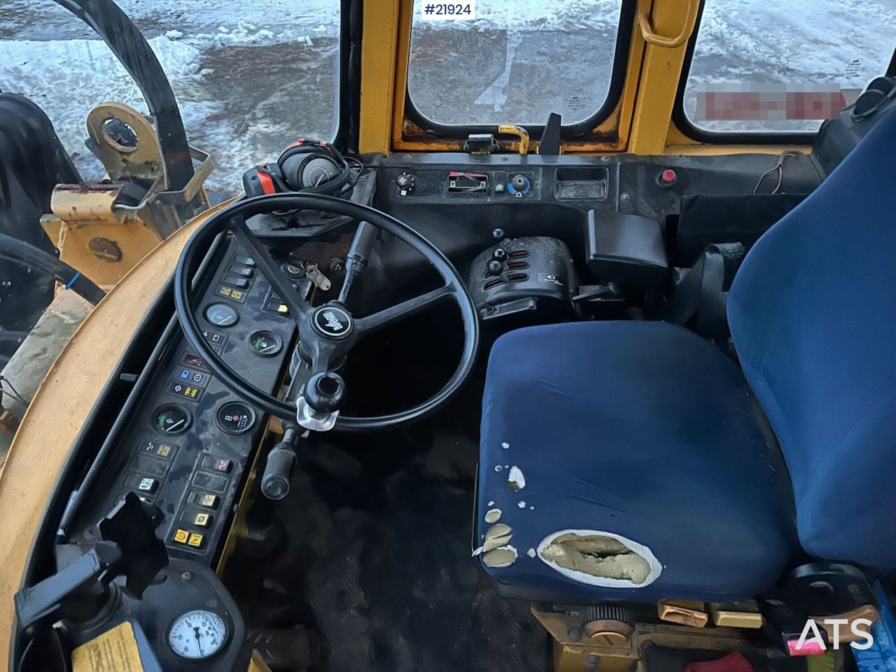 Wiellader Volvo L70 hjullaster med klappvinge, pallegafler og planeringsskuffe: afbeelding 21