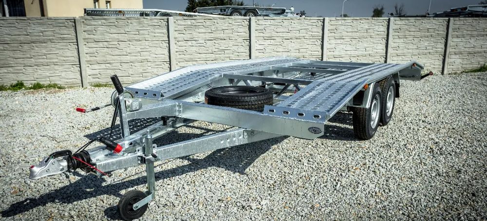 Nieuw Autotransport aanhangwagen Boro nowa LAWETA szwajcarka 4,50m!!: afbeelding 1