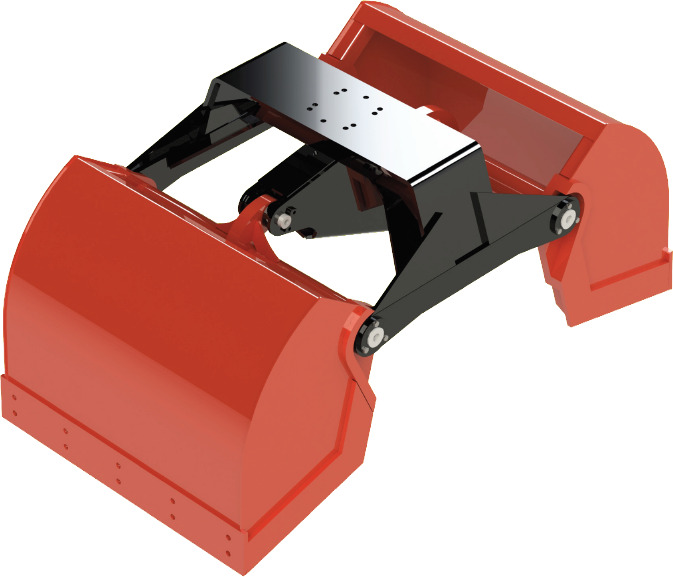 Clamshell bucket with high capacity BV-S 500 - Overslaggrijper voor Autolaadkraan: afbeelding 1 Clamshell bucket with high capacity BV-S 500 - Overslaggrijper voor Autolaadkraan: afbeelding 1