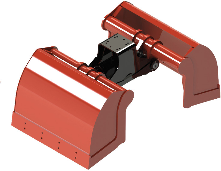 Clamshell bucket with sidewalls BV-L 400 - Overslaggrijper voor Autolaadkraan: afbeelding 1 Clamshell bucket with sidewalls BV-L 400 - Overslaggrijper voor Autolaadkraan: afbeelding 1