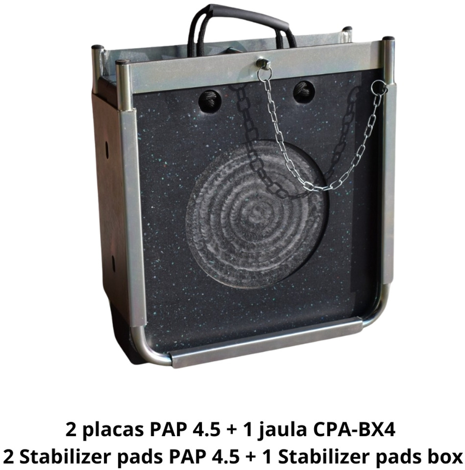 Nieuw Onderdelen voor Autolaadkraan 2 STABILIZER PADS + BOX OF-1-2P1J: afbeelding 1