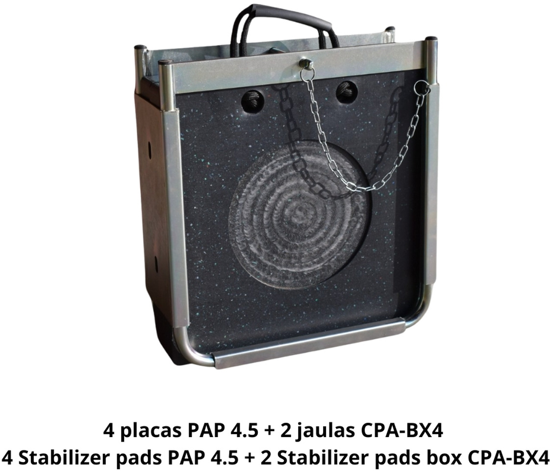 4 Stabilizer Pads PAP 4.5 + 2 Boxes CPA-BX4 OF-3-4P2J - Onderdelen voor Autolaadkraan: afbeelding 1 4 Stabilizer Pads PAP 4.5 + 2 Boxes CPA-BX4 OF-3-4P2J - Onderdelen voor Autolaadkraan: afbeelding 1