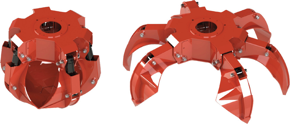 Polyp grab PLP 130/5 - Grijper voor Autolaadkraan: afbeelding 1 Polyp grab PLP 130/5 - Grijper voor Autolaadkraan: afbeelding 1