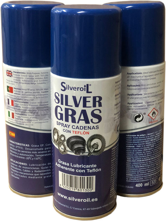 Silver Gras Teflon Silver Gras Teflon - Smeerolie auto en onderhoudsproduct: afbeelding 1 Silver Gras Teflon Silver Gras Teflon - Smeerolie auto en onderhoudsproduct: afbeelding 1