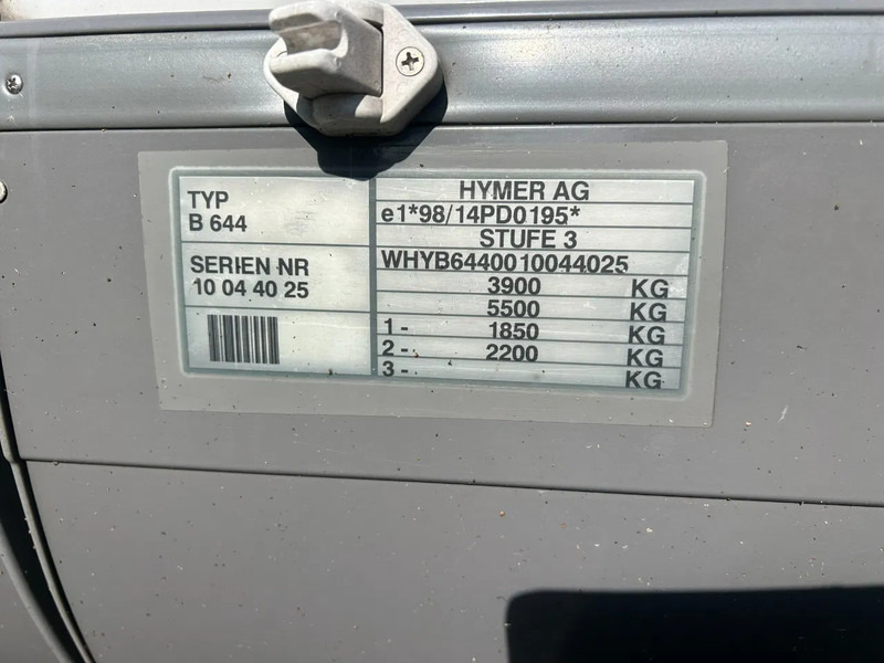 Fiat B644 6 personen HYMER de mooiste van Nederland - Integraal camper: afbeelding 3 Fiat B644 6 personen HYMER de mooiste van Nederland - Integraal camper: afbeelding 3