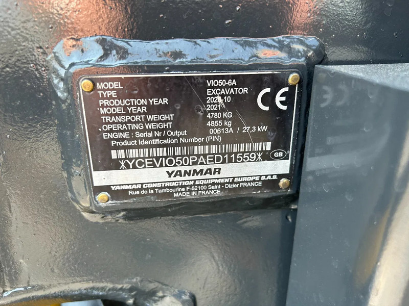 Yanmar VI 050-6 Mini graver - Minigraafmachine: afbeelding 5 Yanmar VI 050-6 Mini graver - Minigraafmachine: afbeelding 5