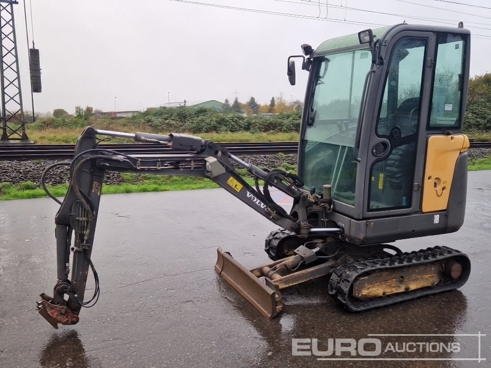 2012 Volvo EC18 - Minigraafmachine: afbeelding 1 2012 Volvo EC18 - Minigraafmachine: afbeelding 1