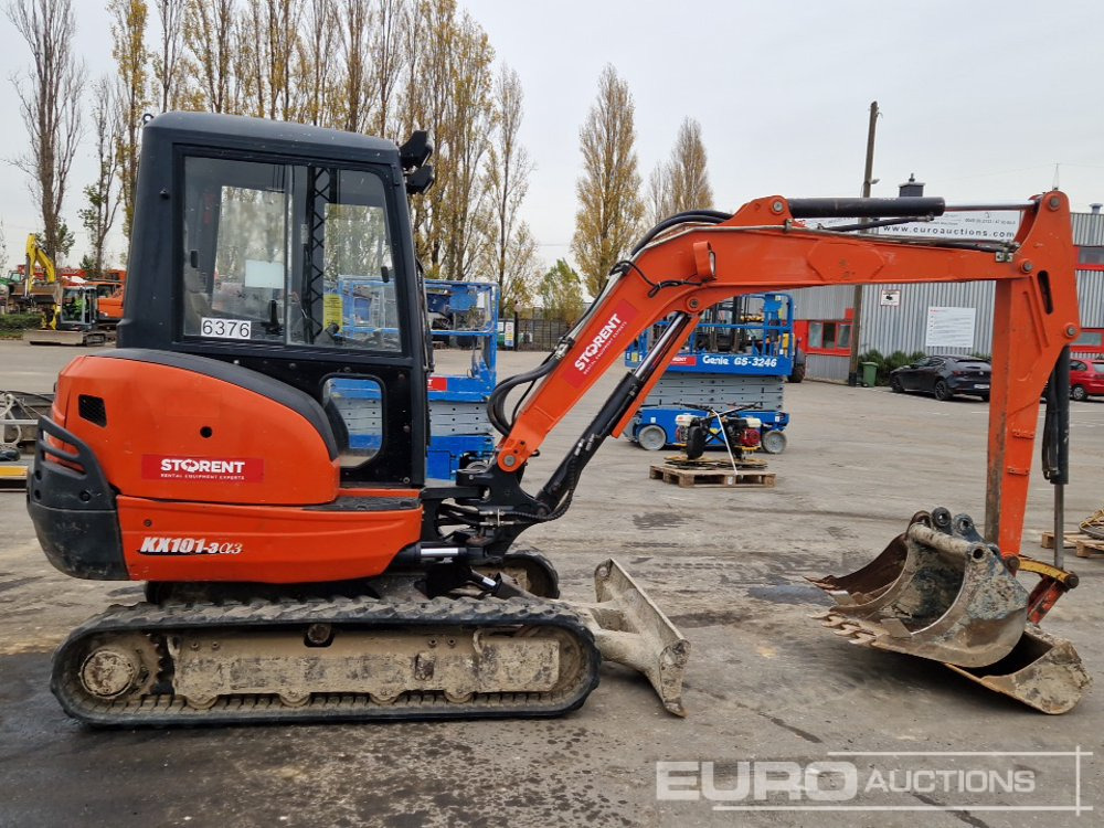 2014 Kubota KX101-3 A3 - Minigraafmachine: afbeelding 5 2014 Kubota KX101-3 A3 - Minigraafmachine: afbeelding 5
