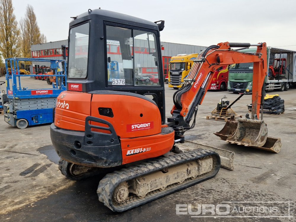 2014 Kubota KX101-3 A3 - Minigraafmachine: afbeelding 4 2014 Kubota KX101-3 A3 - Minigraafmachine: afbeelding 4
