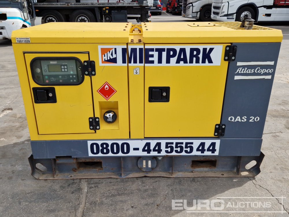 2016 Atlas Copco QAS20 - Industrie generator: afbeelding 2 2016 Atlas Copco QAS20 - Industrie generator: afbeelding 2