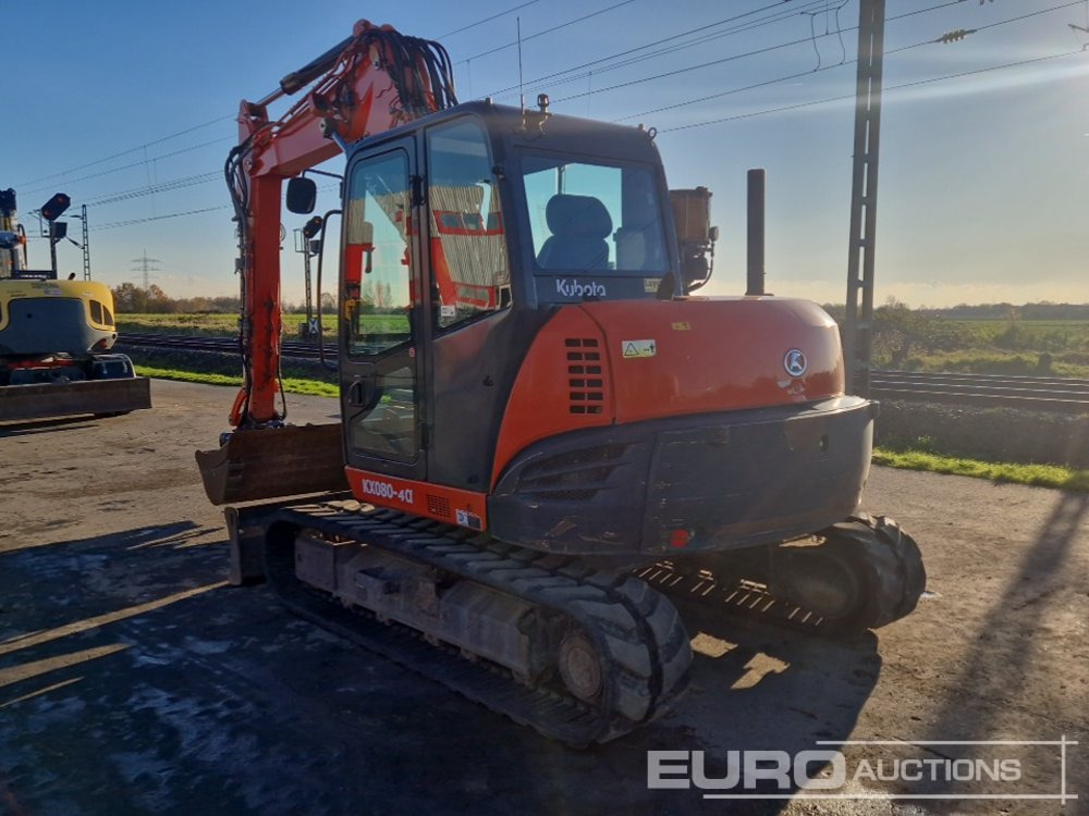 2016 Kubota KX080 - Minigraafmachine: afbeelding 3 2016 Kubota KX080 - Minigraafmachine: afbeelding 3