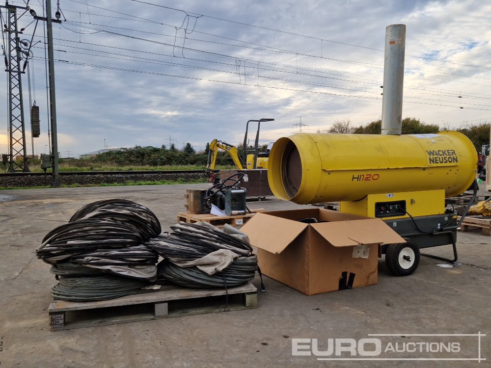 2016 Wacker Neuson HI 120 Space Heater with 2-Way Distributor and Heating Hoses - Bouwkachel: afbeelding 1 2016 Wacker Neuson HI 120 Space Heater with 2-Way Distributor and Heating Hoses - Bouwkachel: afbeelding 1