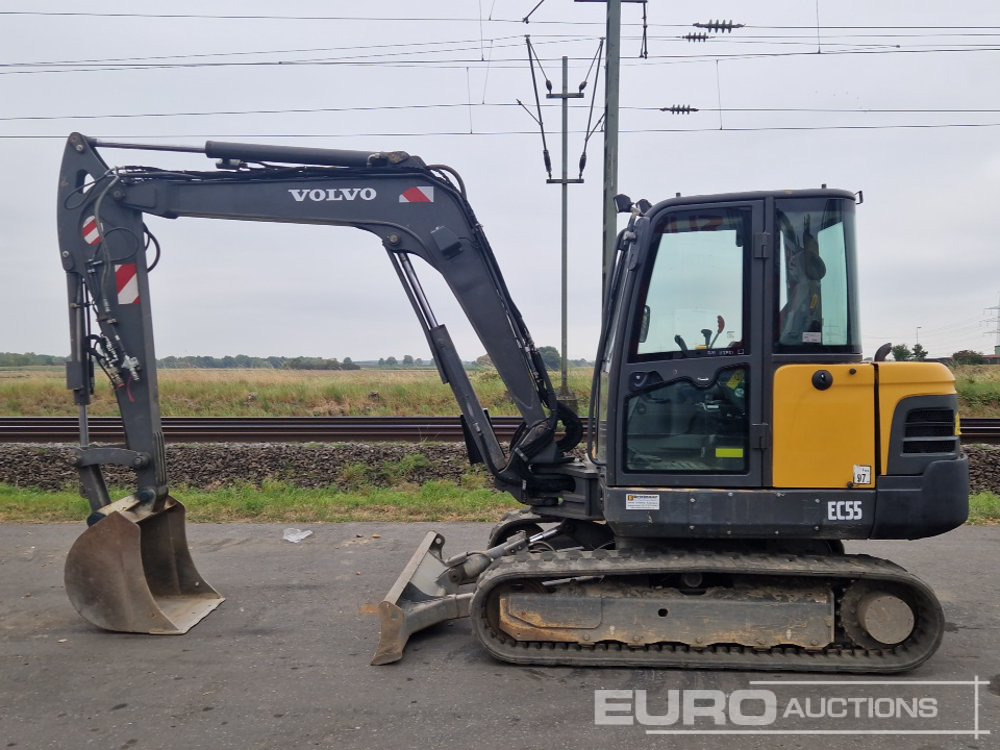 2018 Volvo EC55C - Minigraafmachine: afbeelding 2 2018 Volvo EC55C - Minigraafmachine: afbeelding 2
