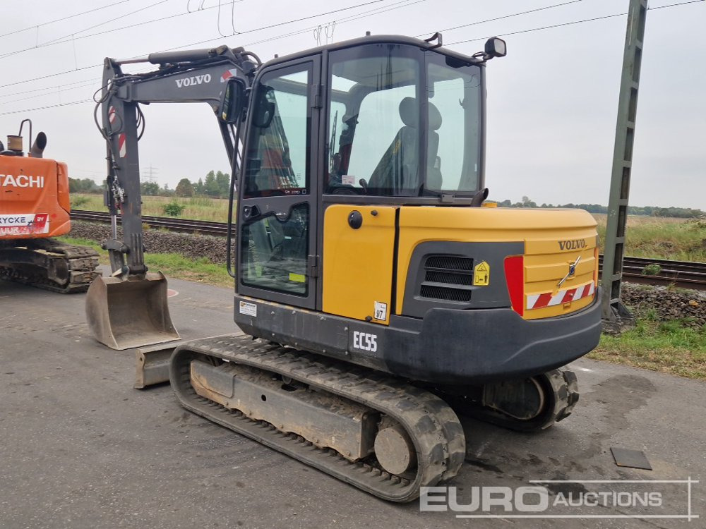 2018 Volvo EC55C - Minigraafmachine: afbeelding 3 2018 Volvo EC55C - Minigraafmachine: afbeelding 3