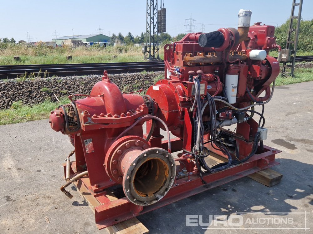 Sterling TD20D 10" Water Pump, 8500L/Min, Cummins 6 Cylinder Turbo Diesel Enginr - Water pomp: afbeelding 1 Sterling TD20D 10" Water Pump, 8500L/Min, Cummins 6 Cylinder Turbo Diesel Enginr - Water pomp: afbeelding 1