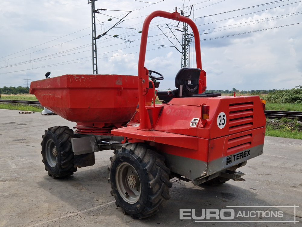 Terex 6 Ton Swivel Skip Dumper, Roll Bar - Minidumper: afbeelding 4 Terex 6 Ton Swivel Skip Dumper, Roll Bar - Minidumper: afbeelding 4