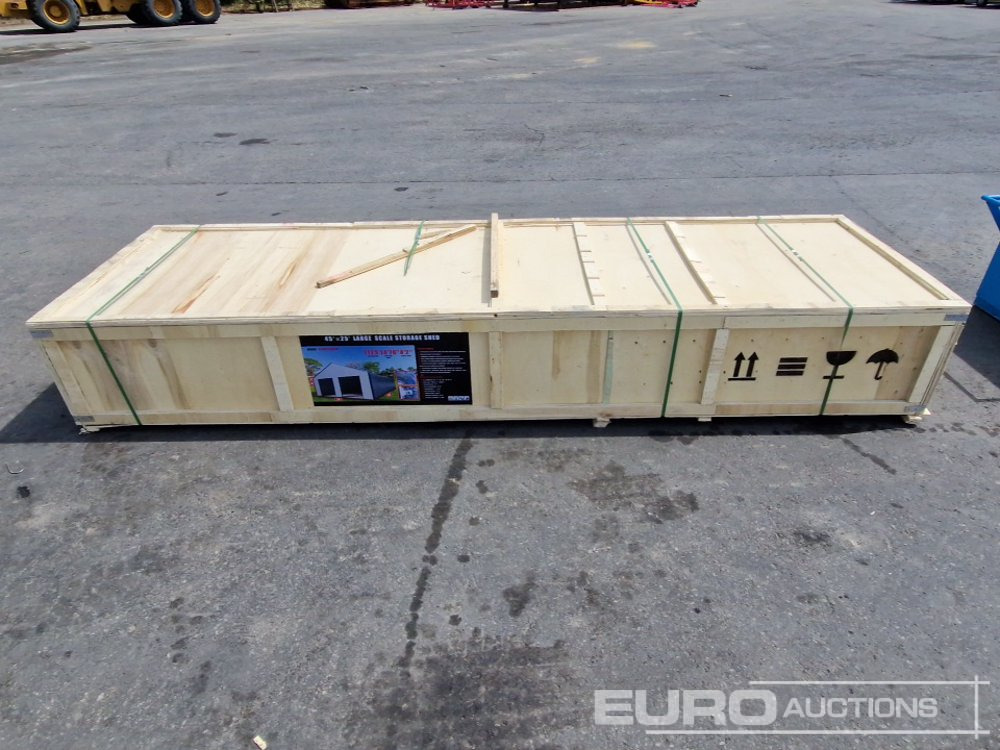 Unused 2025 45’x25’x14’76" Large Scale Storage Shed - Wooncontainer: afbeelding 1 Unused 2025 45’x25’x14’76" Large Scale Storage Shed - Wooncontainer: afbeelding 1
