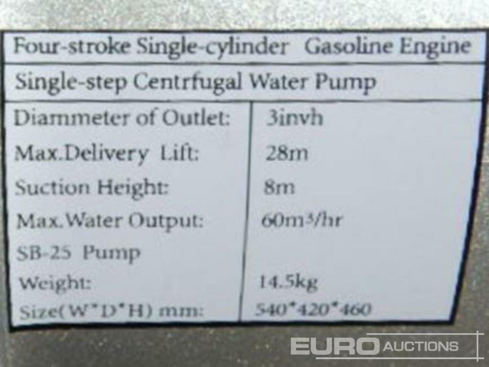 Water pomp Unused Ashita LBHP20: afbeelding 16