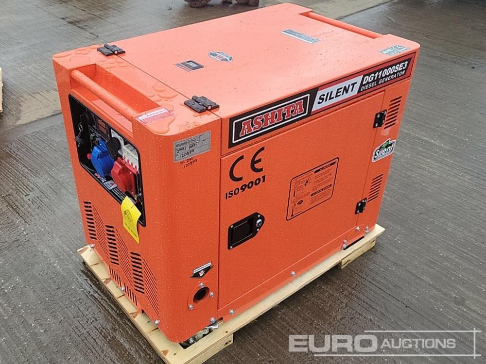 Unused Ashita Power DG11000SE3 - Industrie generator: afbeelding 1 Unused Ashita Power DG11000SE3 - Industrie generator: afbeelding 1