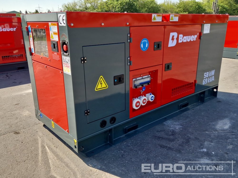 Unused Bauer GFS-50KW - Industrie generator: afbeelding 1 Unused Bauer GFS-50KW - Industrie generator: afbeelding 1