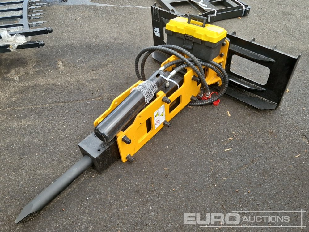 Unused Hydraulic Breaker to suit Skidsteer - Hydraulische hamer: afbeelding 1 Unused Hydraulic Breaker to suit Skidsteer - Hydraulische hamer: afbeelding 1