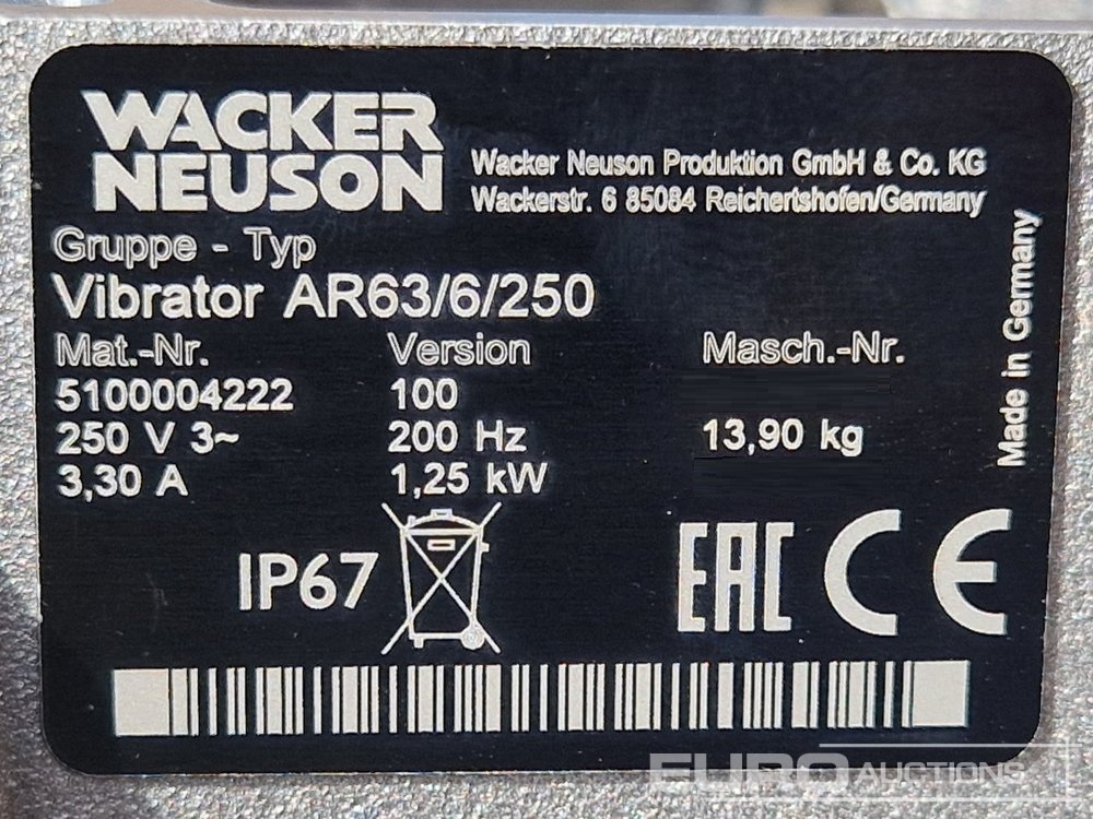 Unused Wacker Neuson AR63/6/250 - Betonmachine: afbeelding 5 Unused Wacker Neuson AR63/6/250 - Betonmachine: afbeelding 5