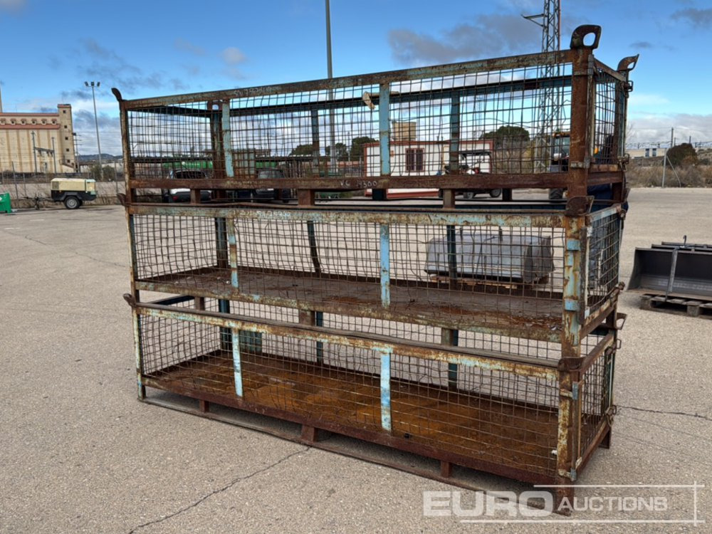 2.60 x 0.75 x 0.50m Metal Cages (3 of) - Bouwmaterieel: afbeelding 2 2.60 x 0.75 x 0.50m Metal Cages (3 of) - Bouwmaterieel: afbeelding 2