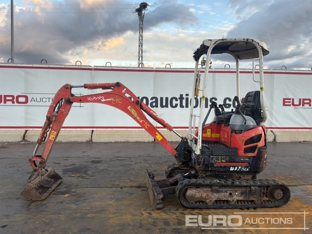 2011 Kubota U17-3A - Minigraafmachine: afbeelding 2 2011 Kubota U17-3A - Minigraafmachine: afbeelding 2